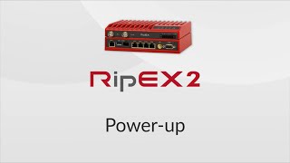 RipEX2 Tutorial – Power Up [upl. by Thomey458]