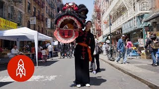 Roaring With the Lion Dancers of New York’s Chinatown [upl. by Anirahtak]