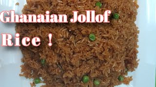 GHANAIAN JOLLOF RICE  SIMPLY ADEL [upl. by Cirri]