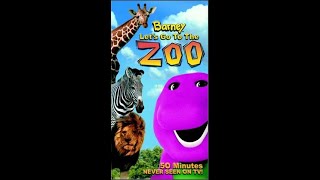 Barney Home Video Screener Lets Go To The Zoo [upl. by Aurilia325]