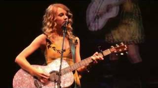 Taylor Swift Performs Love Story live acoustic guitar [upl. by Fineman]