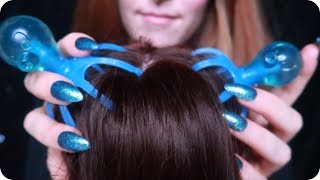 ASMR 💙 BrainMelting Hair amp Scalp Massage Brush and Scratch for Stress Relief No Talking [upl. by Odnumyar]