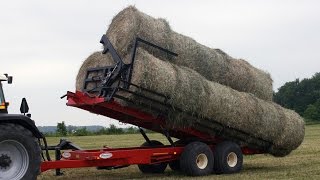 Pronovost  Autoload Round Bale Handler P6812 [upl. by Wiebmer]