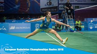 Highlights Day 2 European Badminton Championship Huelva 2018 [upl. by Weitman]