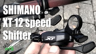 Shimano XT 12 speed Shifter Review  XT M8100 vs XTR M9100 [upl. by Ardnala]