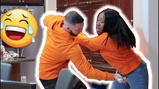 ALLERGIC REACTION PRANK ON HUSBAND [upl. by Araet]