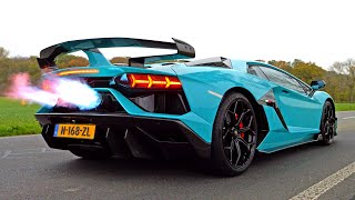 Lamborghini Aventador SVJ Gintani Exhaust V12 F1 SOUND [upl. by Enialem]