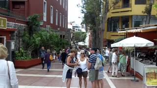 Puerto de la Cruz Tenerife  town centre [upl. by Animrelliug767]