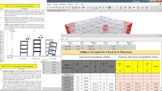 CSI ETABS  07  Stiffness Irregularity Check Soft Story and Extreme Soft Story check [upl. by Nnovahs]