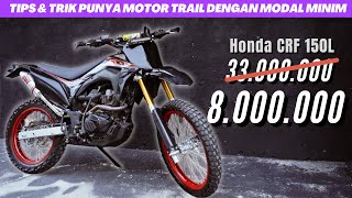 MODIFIKASI MEGAPRO CUSTOM JADI HONDA CRF 150L  Modif Motor Lama Menjadi MOTOR TRAIL Siap Trabas [upl. by Ezri]