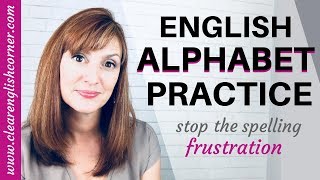 How to Say English Letters American English Alphabet Pronunciation [upl. by Samy280]