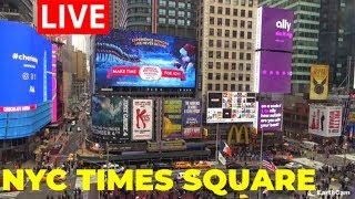 Live from NYCs Times Square  EarthCam [upl. by Belmonte]