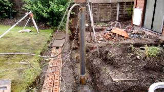 Pennine Mini Piling  Grundomat Piles  House Extension  Poor Ground [upl. by Zuzana]