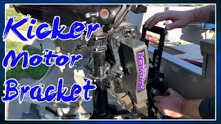 KICKER MOTOR BRACKET INSTALLATION  HOW TO [upl. by Nerreg200]