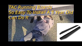 How To Install TAC Running Boards Step By Step Installation Guide [upl. by Nicky325]