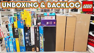 LEGO Unboxing amp My Backlog VLOG [upl. by Wadsworth]