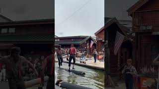 The great Alaskan lumberjack show in Ketchikan Alaska 🥳🤩👍alaskacruise [upl. by Mcconaghy]