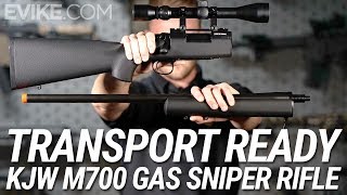 Transport Ready  KJW M700 Gas Sniper Rifle [upl. by Nemzzaj]