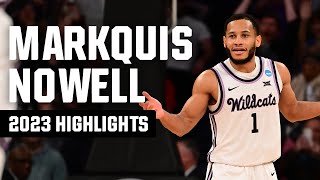 Markquis Nowell 2023 NCAA tournament highlights [upl. by Leasim]