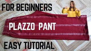 How to make Plazzo Pants sewing for beginners DIY Fashion [upl. by Aphrodite]