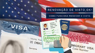 Como renovar o VISTO AMERICANO [upl. by Linnette12]