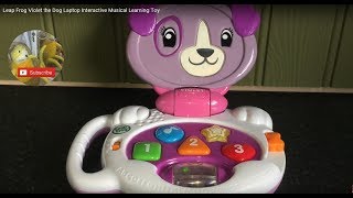 Leap Frog Violet the Dog Laptop Interactive Musical Learning Toy [upl. by Nowahs]