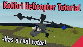 Kolibri Helicopter Tutorial  Plane Crazy [upl. by Yraillih353]