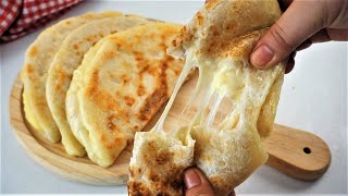 No Oven Cheese Manakish  Quick And Easy [upl. by Sigismondo]