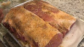 HOW TO MAKE PORK LOIN ROAST IN THE OVEN [upl. by Einohtna598]