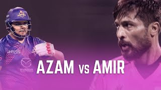 Azam Khan vs Mohammad Amir I The BIG OVER moment I Best moments of the Season 4 I Abu Dhabi T10 [upl. by Ellerd]