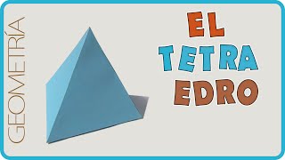 COMO HACER UN TETRAEDRO  How to make a tetrahedron [upl. by Natascha989]