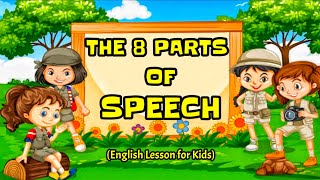 Kids Vocabulary  THE 8 PARTS OF SPEECH  English Grammar  BOHOLANA Adviser [upl. by Nageek225]