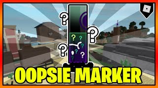 How to get the quotOOPSIE MARKERquot in FIND THE MARKERS  Roblox [upl. by Nnov682]