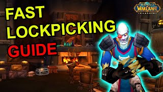 Fast 1300 Rogue Lockpicking Guide  Classic WoW [upl. by Yttig380]