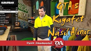 GTA 5 Kıyafet Nasıl Alınır  4 Farklı Mağaza [upl. by Melia]