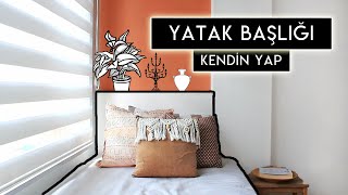 YATAK BAŞLIĞI NASIL YAPILIR  KENDİN YAP [upl. by Akitan797]