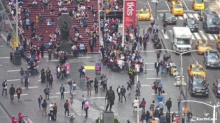 EarthCam Live Times Square Crossroads Cam [upl. by Yedoc]