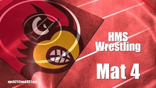 HMS Wrestling Tournament  Mat 4 [upl. by Ainitsirc]