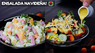 ¡Asi Preparo mi ENSALADA NAVIDEÑAS ESPECIAL  Cocina Facil [upl. by Fina]