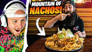 TIM REACTS TO IMPOSSIBLE NACHO CHALLENGE [upl. by Edalb]