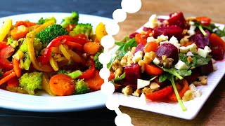 8 Healthy Vegetable Recipes For Weight Loss [upl. by Nonez265]