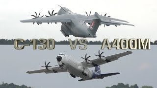 Hercules C130 vs Airbus A400M Which one Better [upl. by Hatcher]