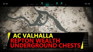 Repton Wealth AC Valhalla Locations  How to reach Underground Chests [upl. by Benji]