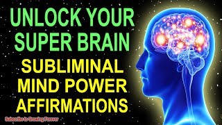 Program Your Mind Power For Extreme Intelligence Subliminal GENIUS Affirmations While You Sleep [upl. by Je]