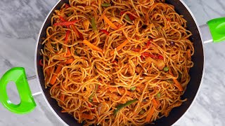 The EASIESTTASTIEST Jollof Spaghetti Recipe  READY IN 20 MINUTES  ZEELICIOUS FOODS [upl. by Nwahsram958]