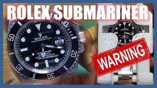 Fake ROLEX Submariner black date VSF 116610LN [upl. by Llesram]