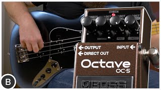 BOSS OC5 OCTAVE Bass Demo [upl. by Namyh]