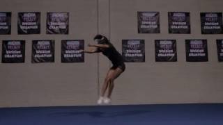 Front Hurdler Pike Double Toe Touch [upl. by Yrrok]