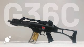 G36C Spring Type Airsoft Initial Review amp Unboxing  Lazada Heckler and Koch design [upl. by Akayas]