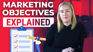 Marketing Objectives Explained  10 Examples [upl. by Orfield]